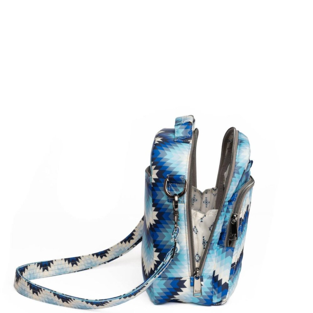Lug Guild Collection Classic Ranger 2 Crossbody Bag Bargello Mountains Blue - Picture 4 of 14